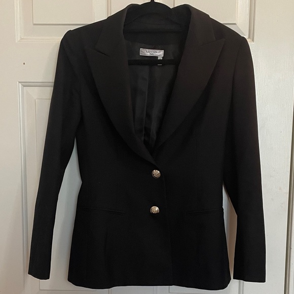 Lanvin Jackets & Blazers - VTG  LANVIN WOOL BLAZER